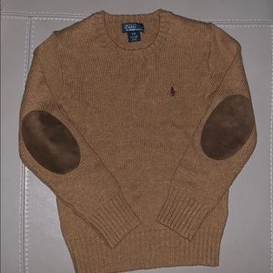 Polo Ralph Lauren elbow patch sweater. Size 8